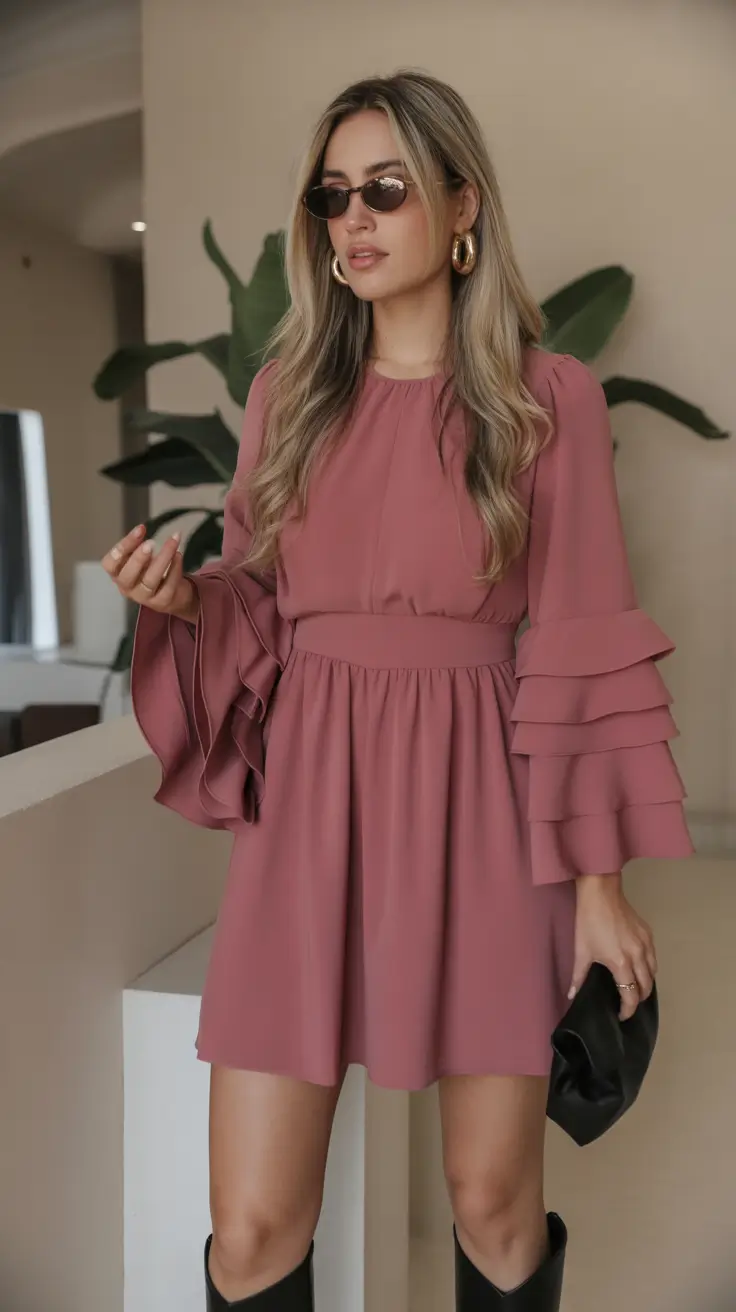 August outfits Romantic Ruffles with a Vintage Twist