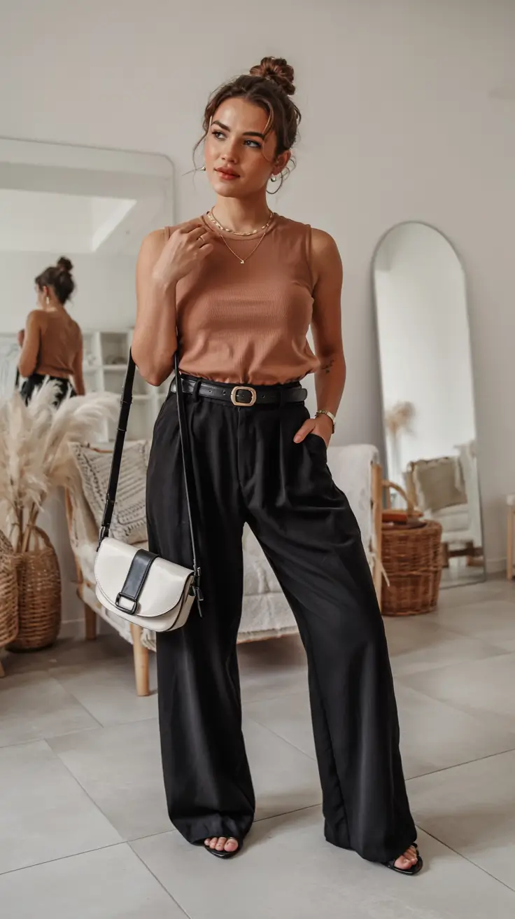 August outfits Soft Glamour in Neutrals and Volume