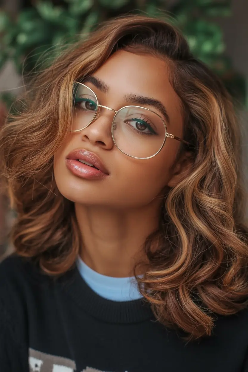 Fall brunette hair color Retro-Inspired Honey Brunette Waves