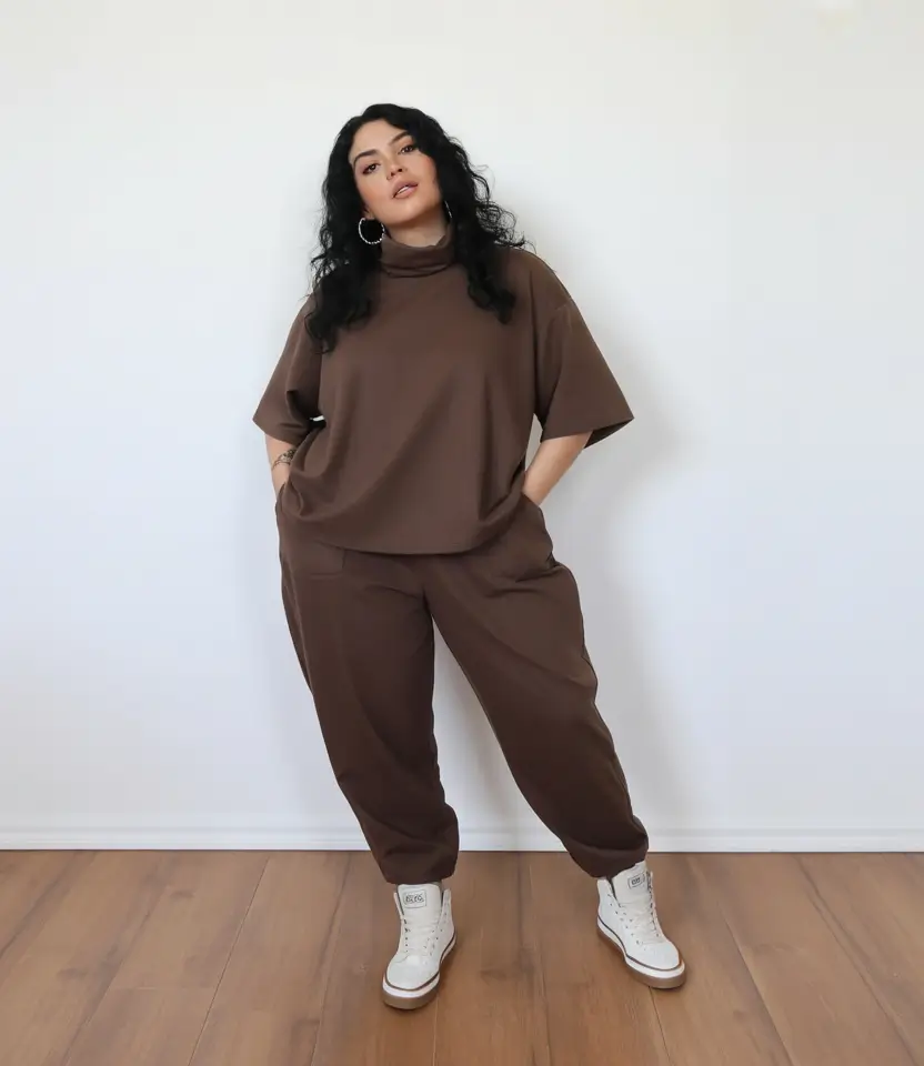fall outfits for women over 40+Chocolate Comfort Set for Everyday Luxe