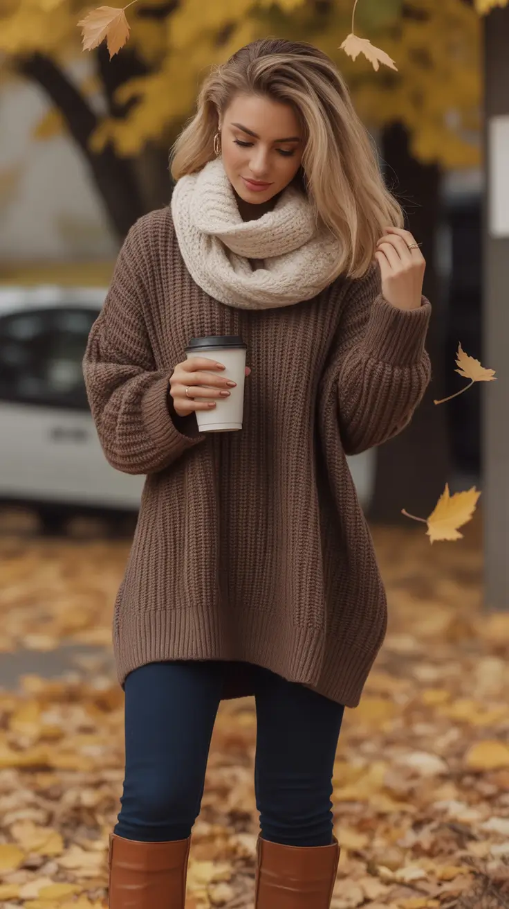 fall outfits for women over 40+Cozy Knit Layers for Autumn Weekends