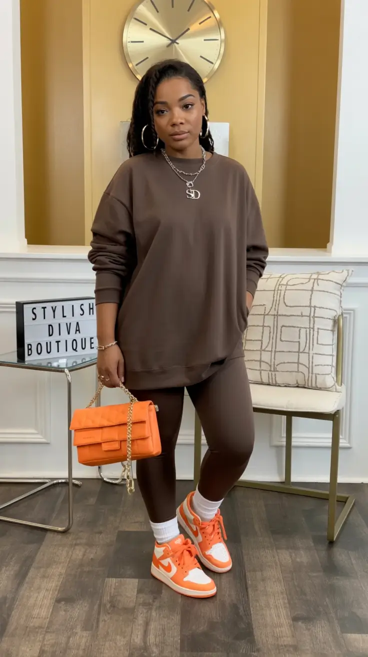 Comfy street style 2025 Cocoa-Chic: Elevated Lounge