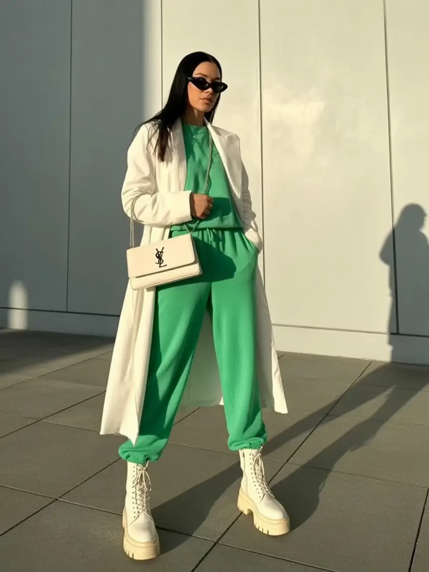 Comfy street style 2025 Mint Condition: Monochrome Reimagined