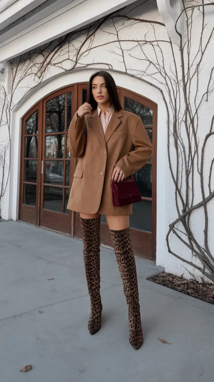 fall fashion outfits Animal Print Boss Move