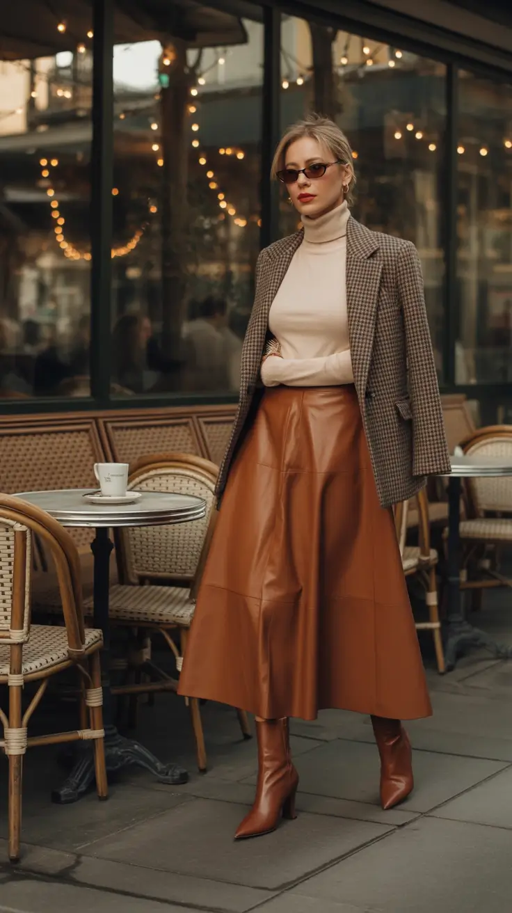 fall office outfits for women Classic Fall with a Café Twist