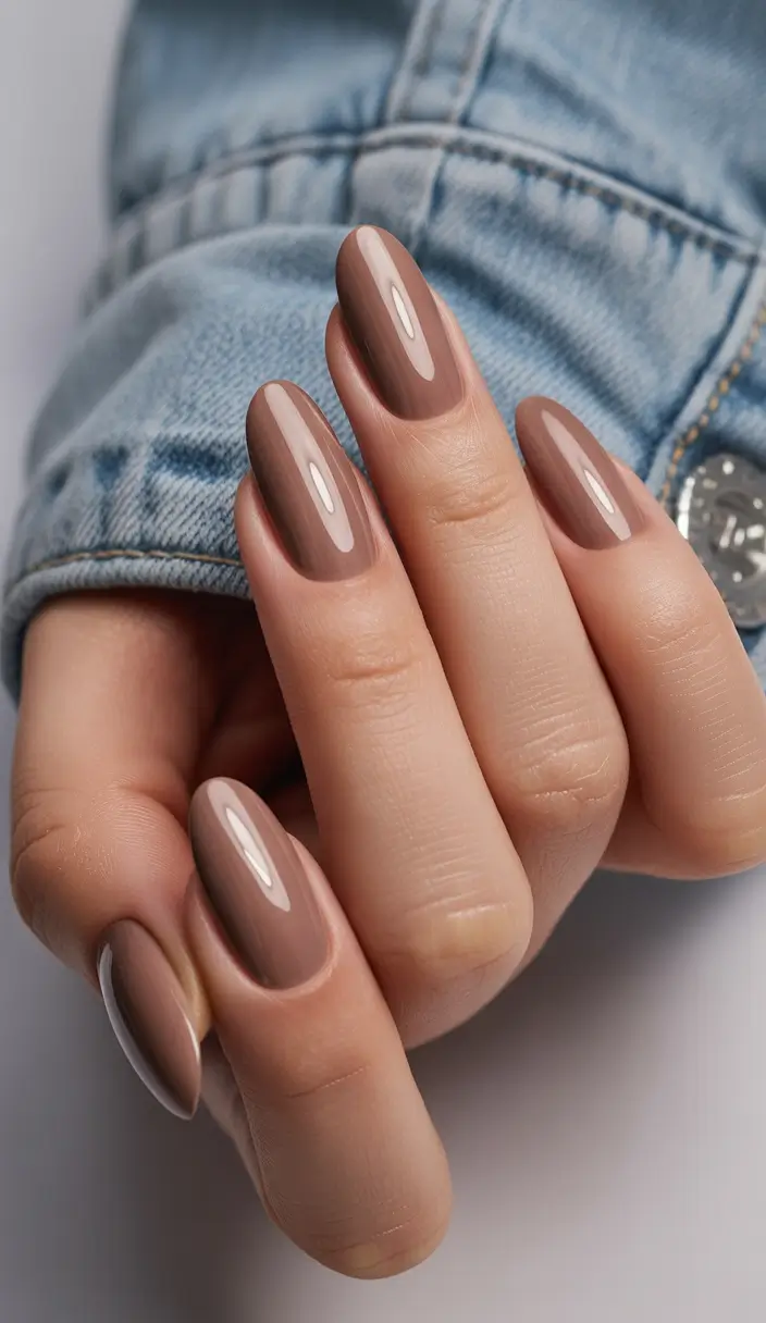 neutral fall nails Earthy Taupe Calm