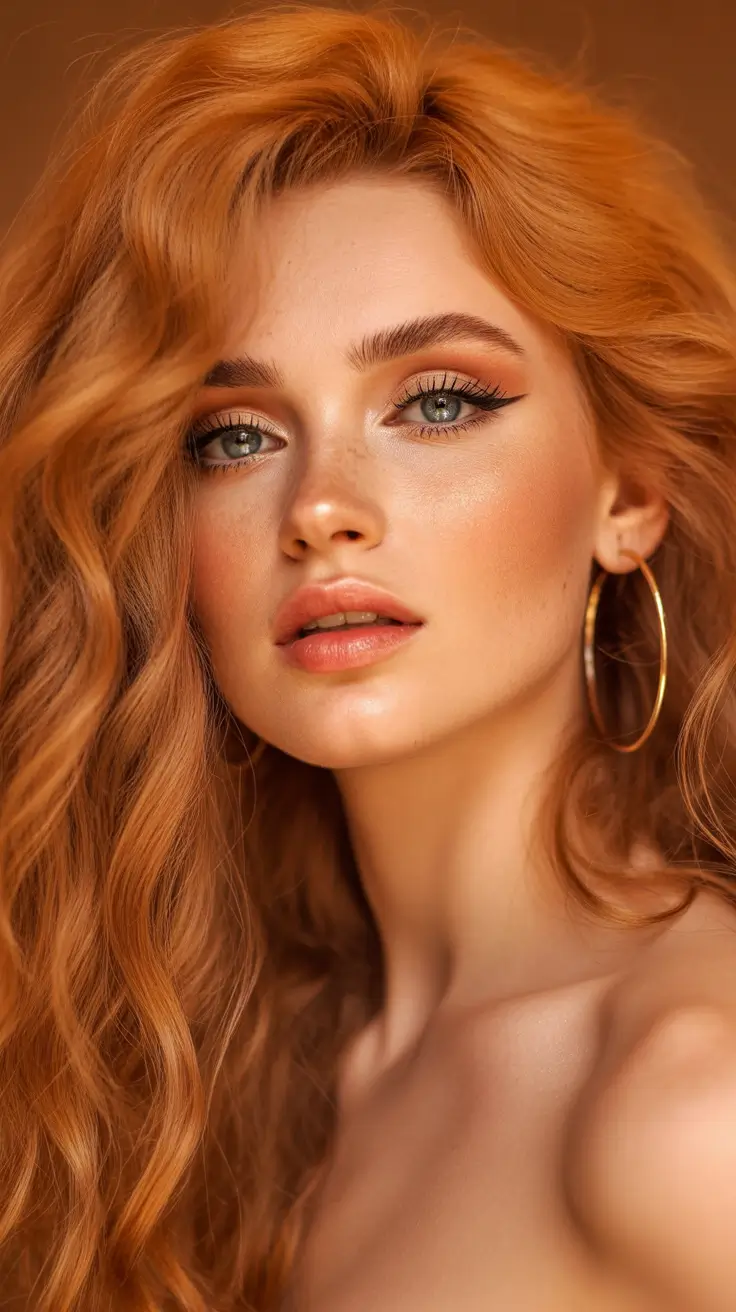 Fall Hair Colors for Warm Skin Tones+Ginger Honey Light
