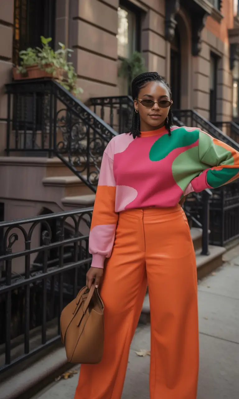 September outfits Color Blocking Done Right