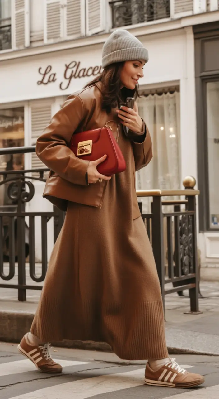 September outfits Mocha on Mocha: The New Parisian Uniform