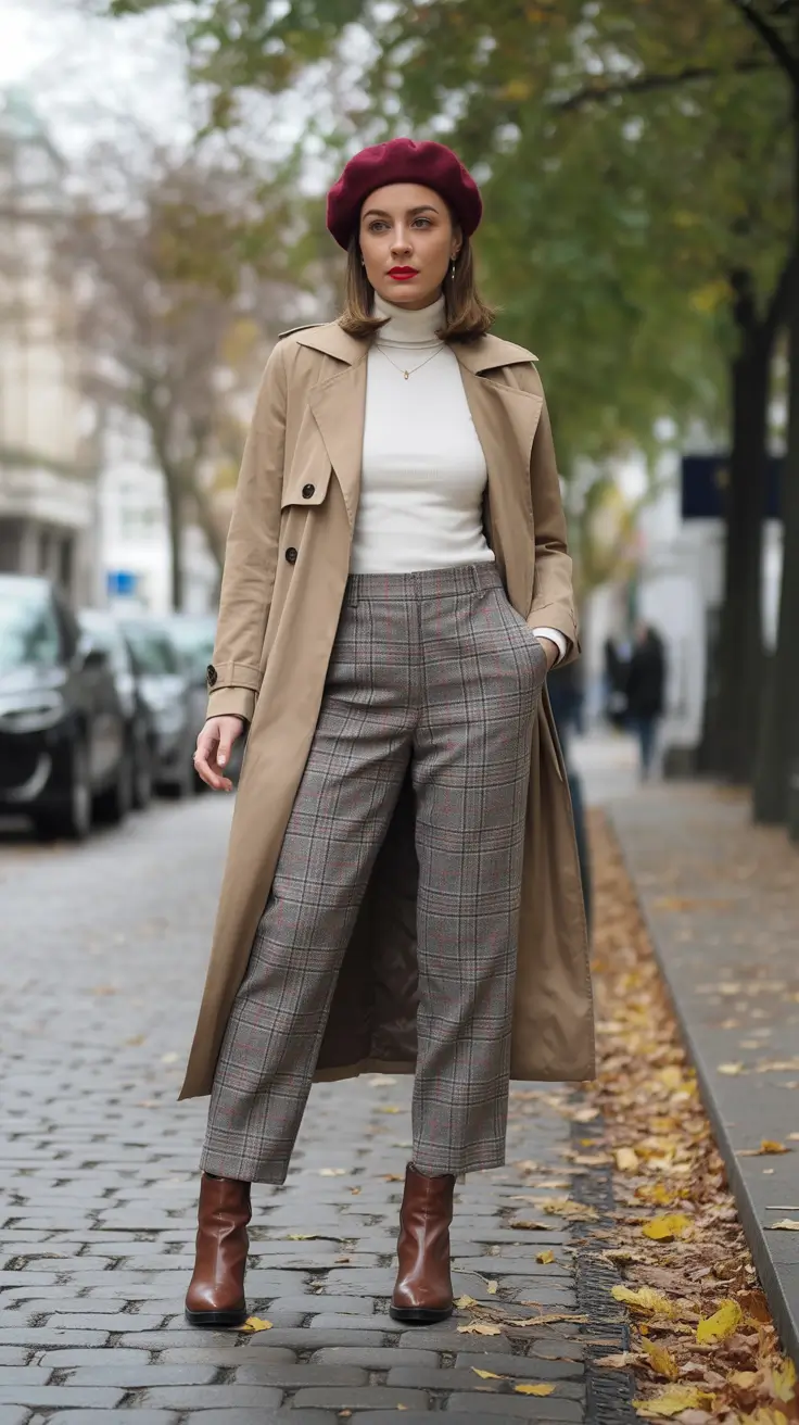 September outfits Parisian-Inspired Autumn Tailoring