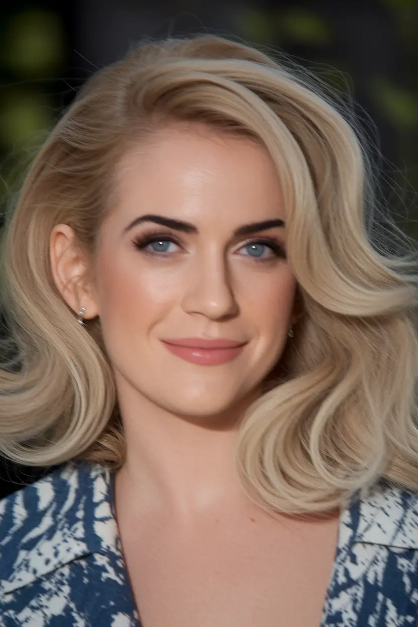 cute fall hair colors Retro Hollywood Blonde