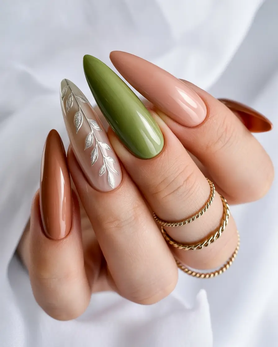 fall-nails-color-trends-2025-botanical-green-neutrals