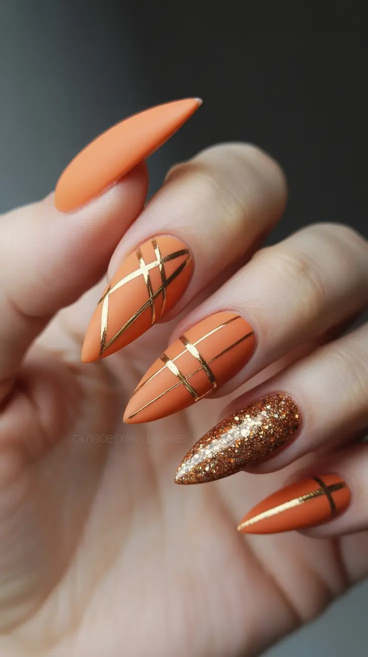fall-nails-color-trends-2025-burnt-orange-golden-accents
