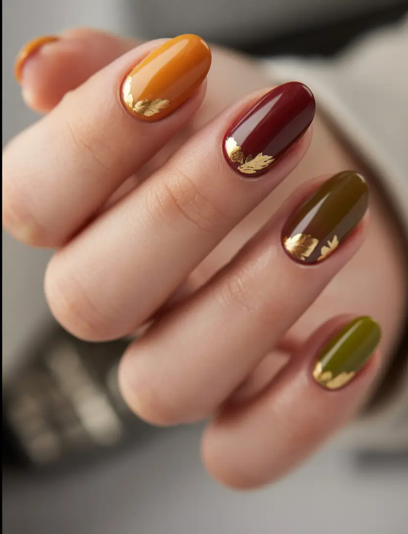 fall-nails-color-trends-2025-harvest-inspired-multicolor