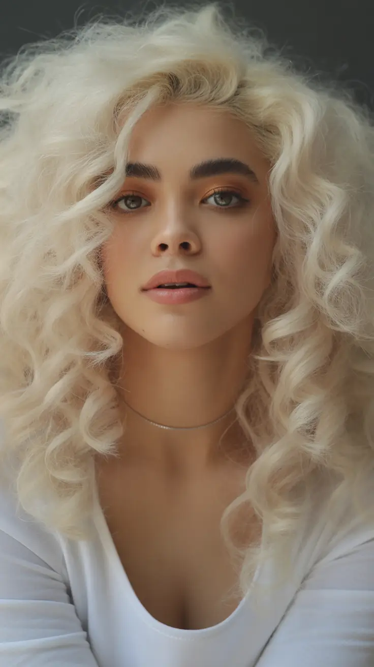 hair-color-for-brown-skin-Iced-Platinum-Curls-with-Cloudy-Volume