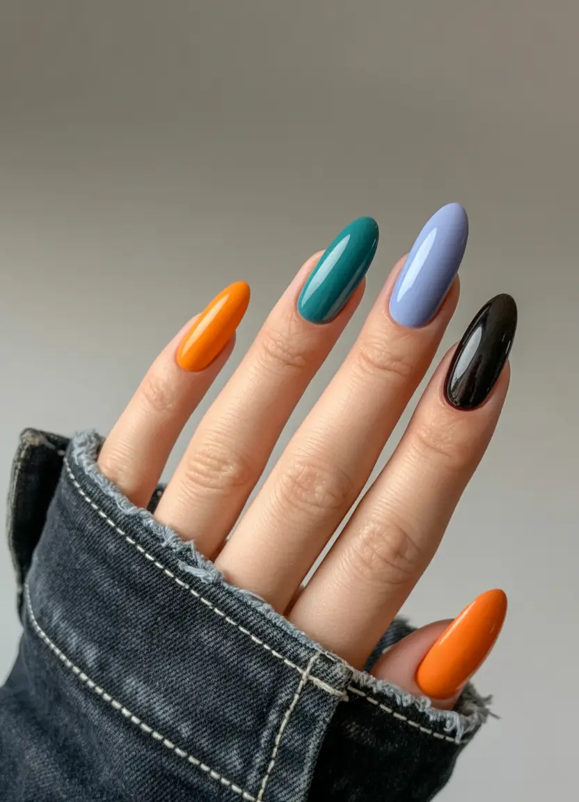 fall nail colors for fair skin playful mix hues