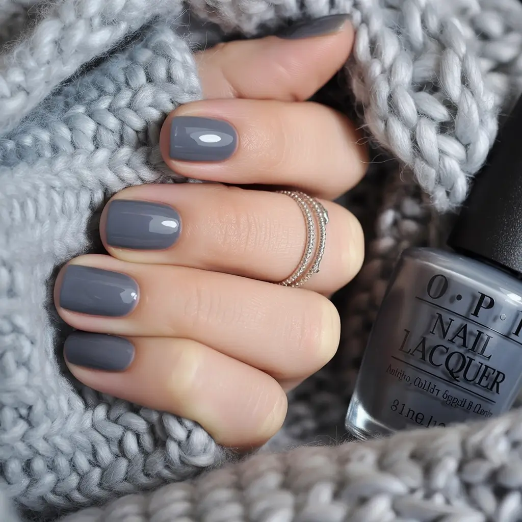 fall nail colors for fair skin steel grey serenity