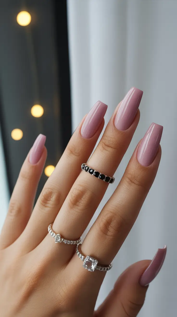 fall nail colors for fair skin rose almond elegance