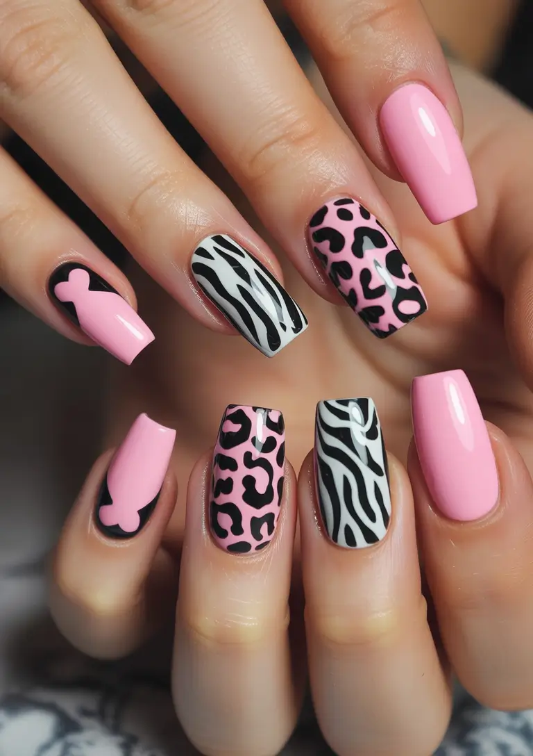 Fall nail colors for medium skin Pink Safari Pop
