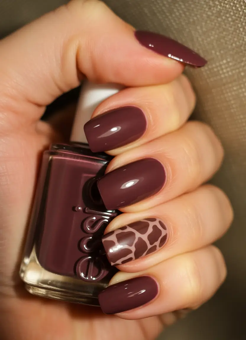 Fall nail colors for medium skin Deep Mulberry Luxe