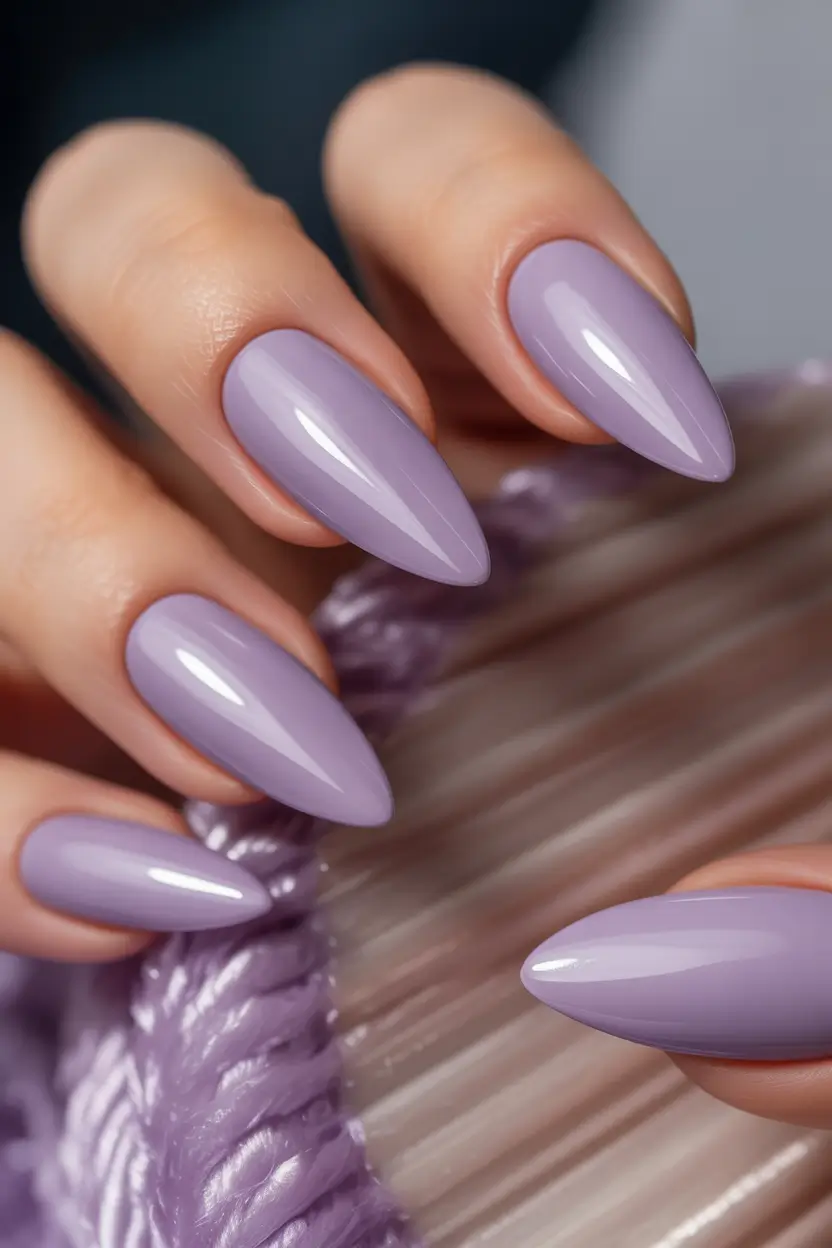 Fall nail colors for medium skin Lavender Fog