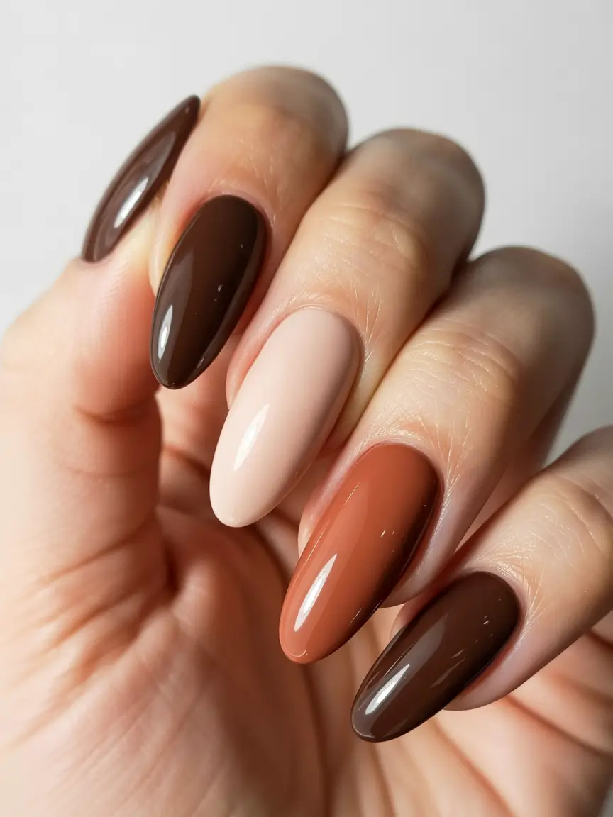 Fall nail colors for medium skin Chocolate Mix Palette
