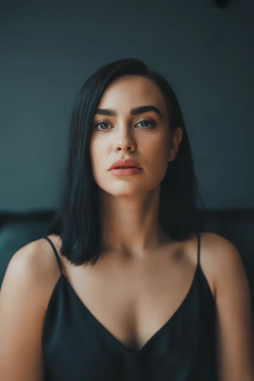 Fall haircuts for women over 40 Sharp Blunt Long Bob