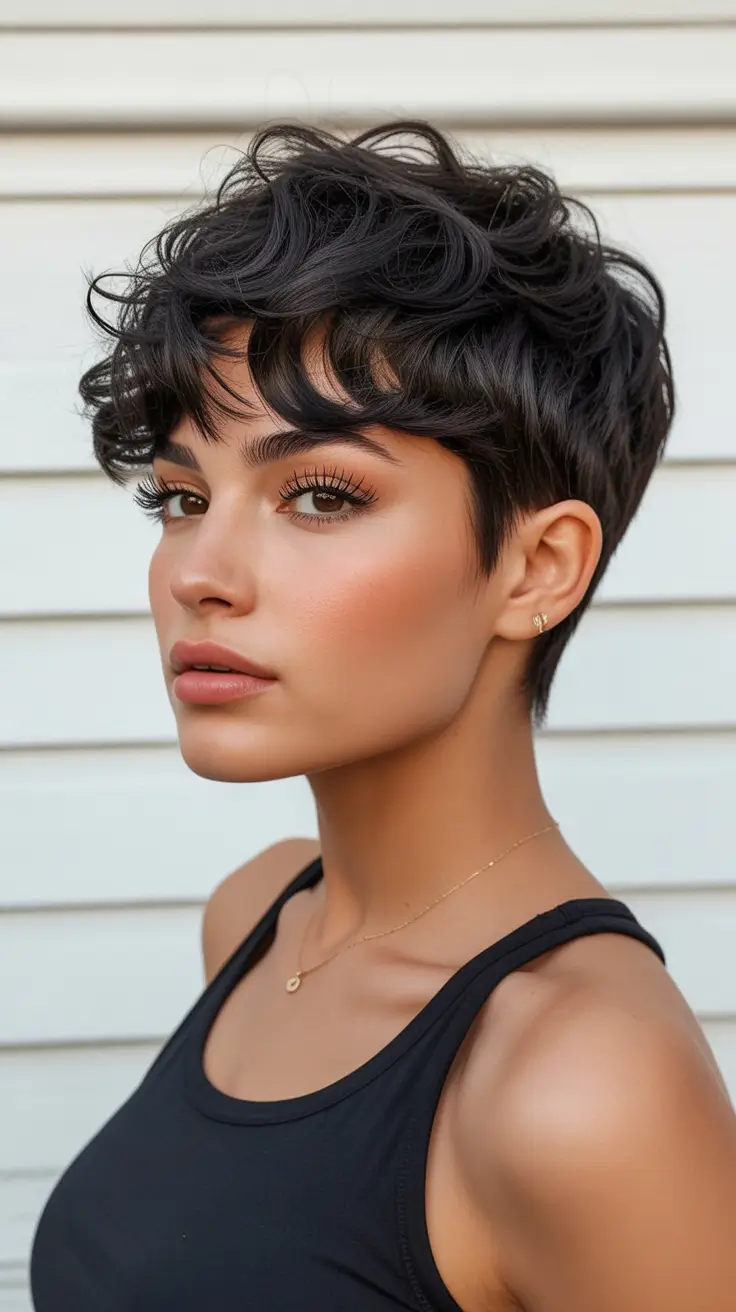 cute-fall-hairstyles-Modern-Cropped-Pixie-with-Texture