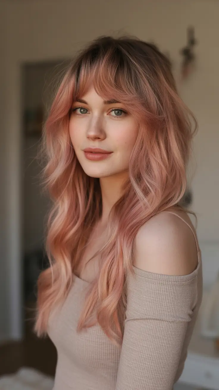 September haircuts Rose Quartz Waves