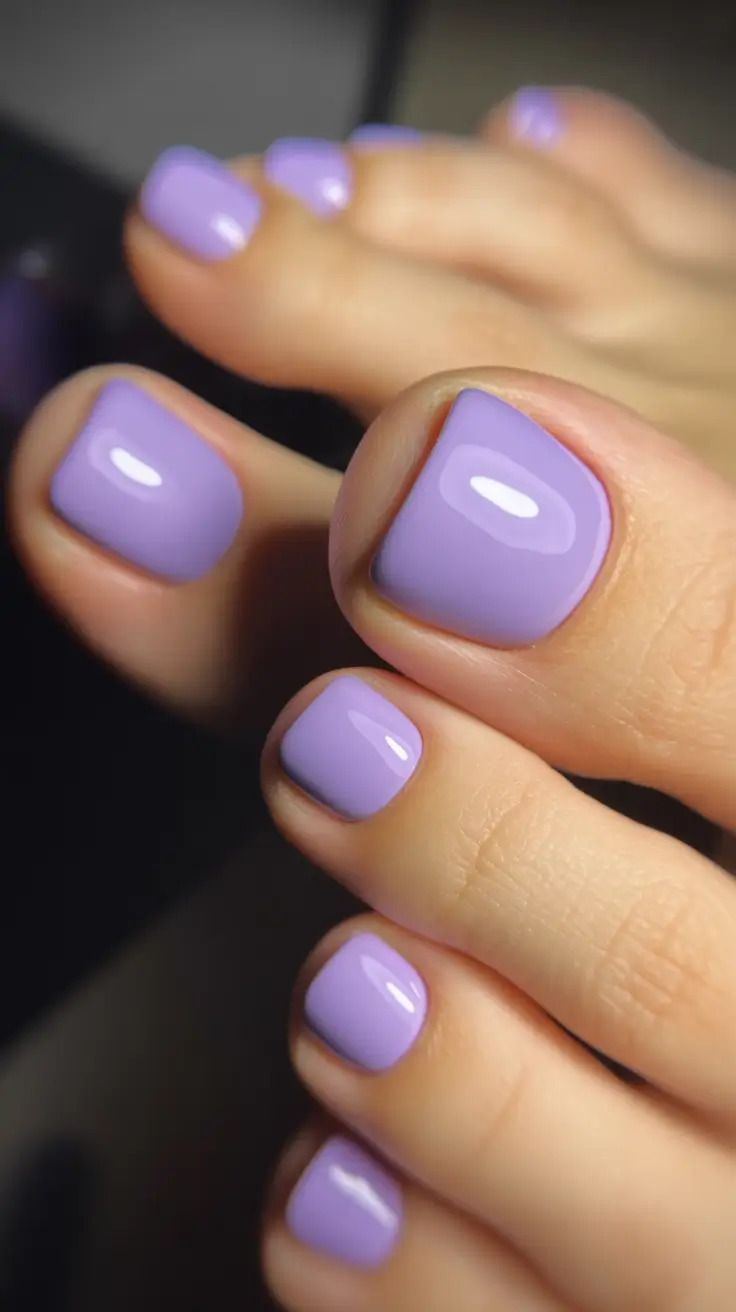 Fall Toe Nail Colors Lavender Mist Softness