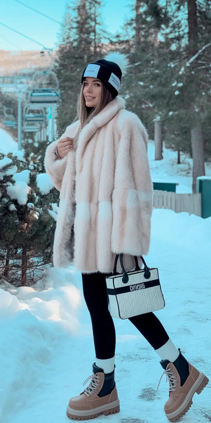 fall winter outfits Snow Bunny Luxe