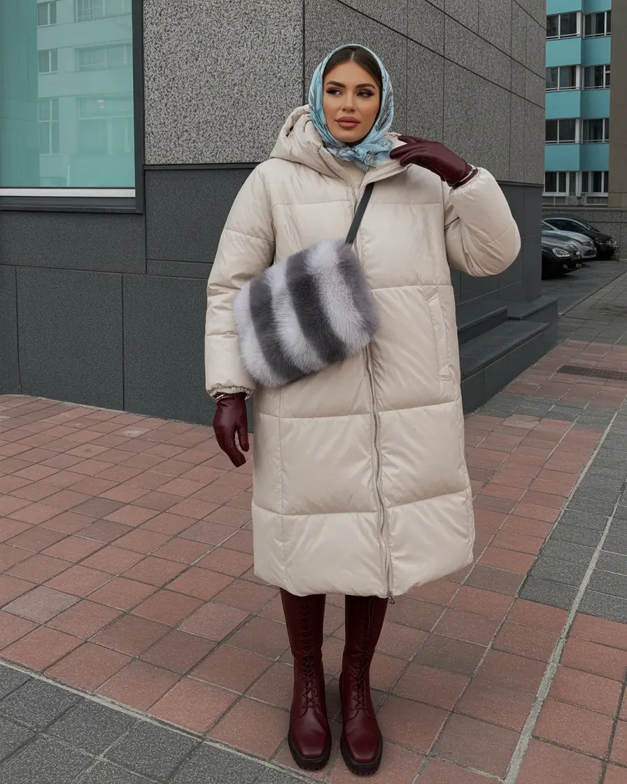 fall winter outfits Modest Puffer Chic