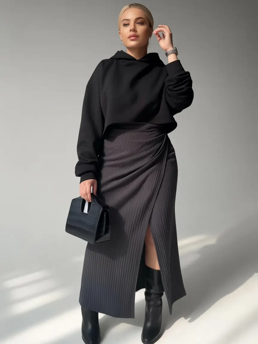 winter birthday outfit Minimalist Street Chic