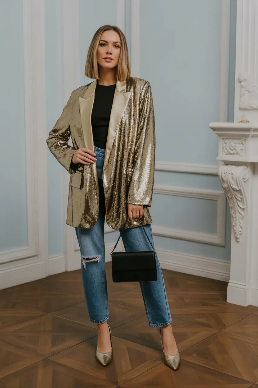 winter birthday outfit Golden Hour Glam