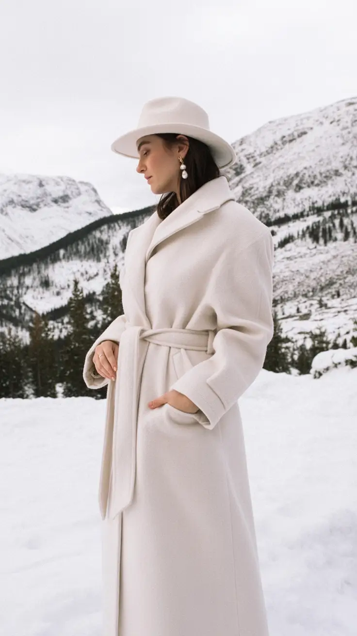 classy winter outfits Snow White Minimalism