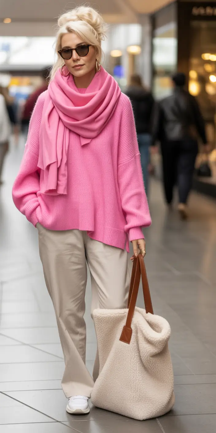 cozy-winter-outfits-Pink-Sweaters-as-the-Winter-Mood-Booster