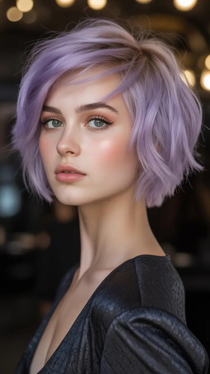 Fall and Winter Hair Colors Lavender Dream Layers