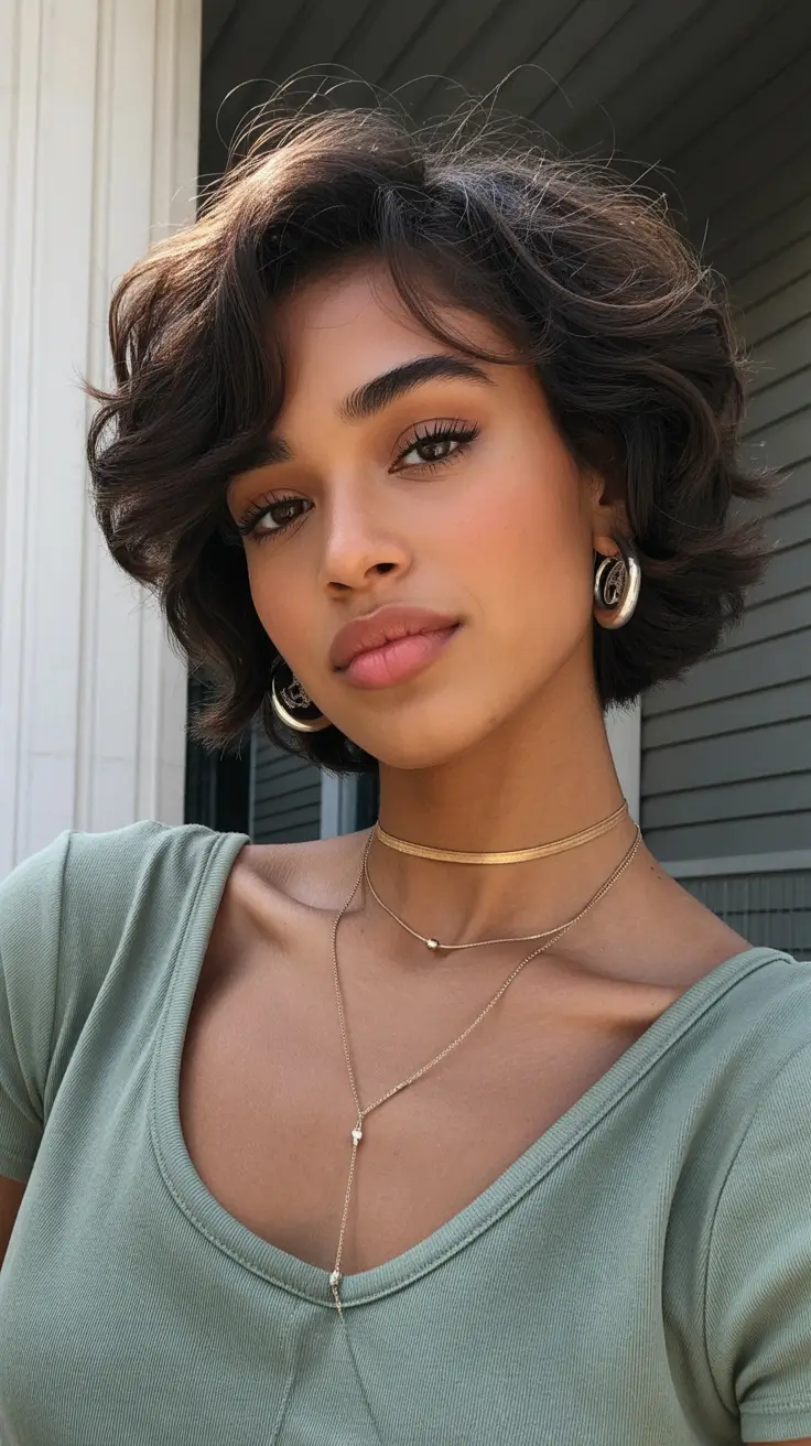 fall and winter haircuts 2025 Soft Curled Bob
