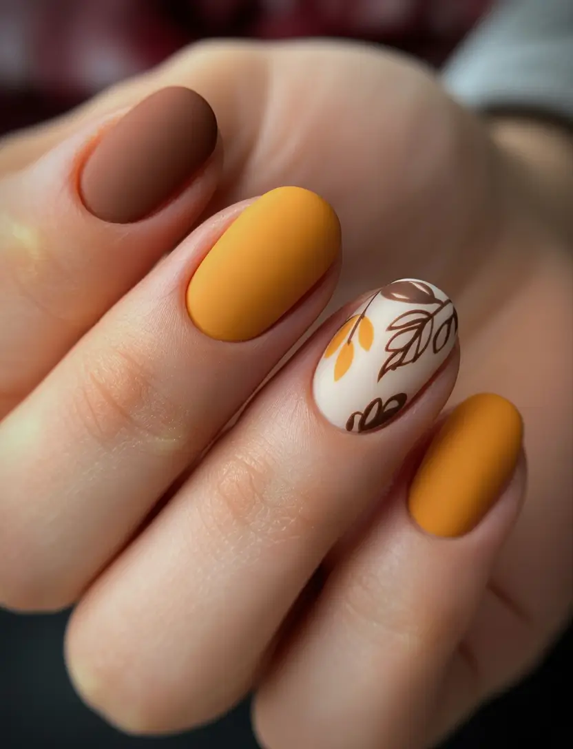 Fall nail colors Autumn Harvest Mix