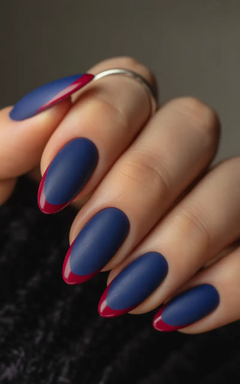 October-nails-color-Midnight-Matte-with-Scarlet-Tips