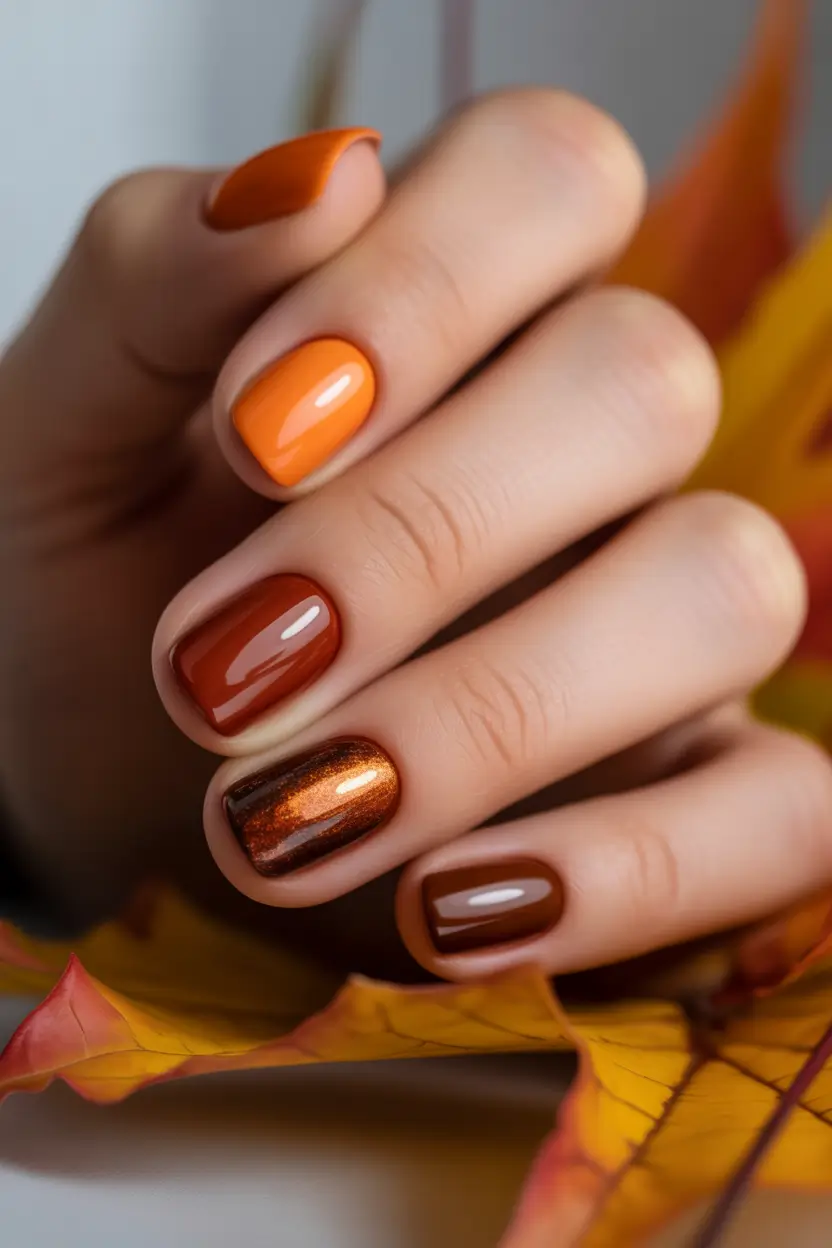 October-nails-color-Pumpkin-Spice-Mix