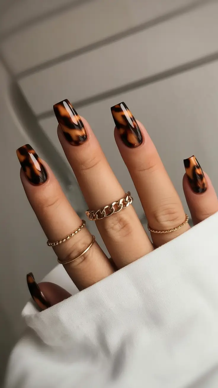 October-nails-design-Classic-Tortoiseshell-Elegance