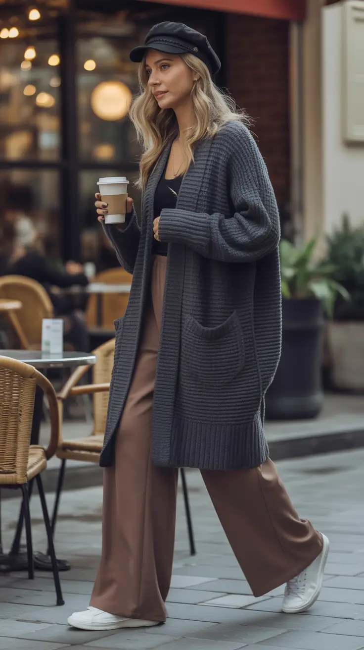 Fall outfits Oversized Cardigan Ease