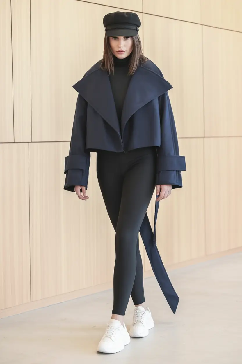 Fall outfits Sporty Streetwear with Polished Structure