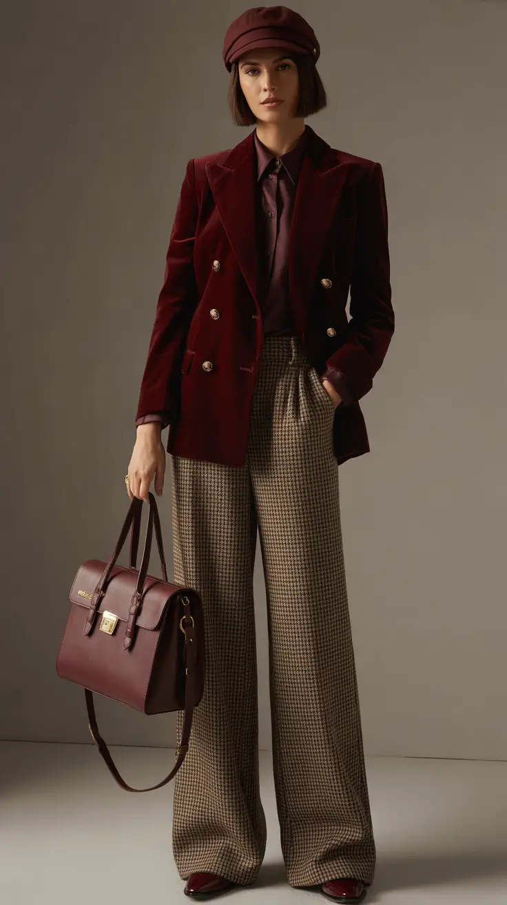 October-outfits-Burgundy-Power-Suiting