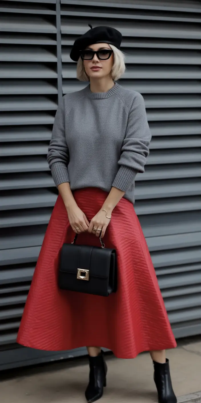 October-outfits-Parisian-Contrast-with-Red-Flair