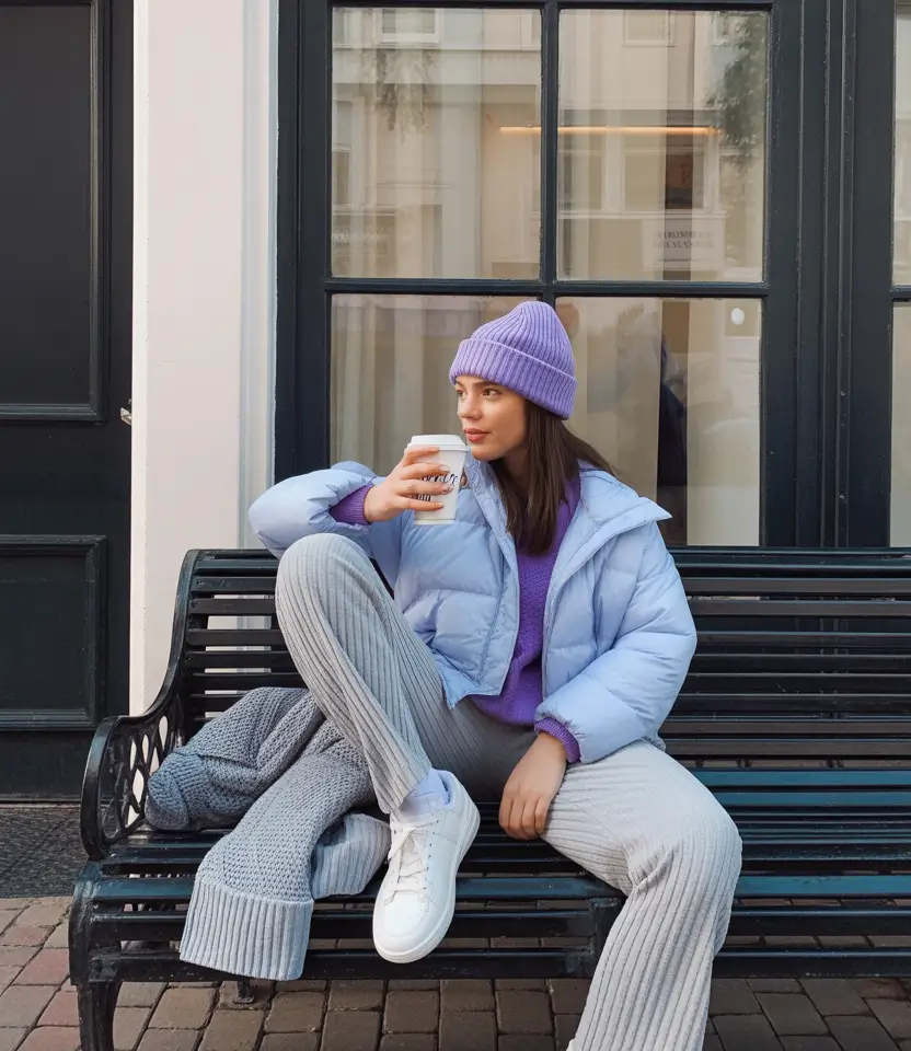 fall winter outfits Pastel Power in Streetwear