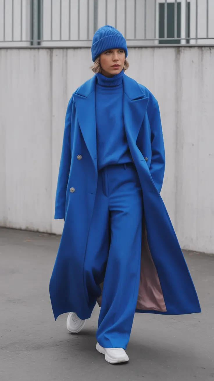 fall winter outfits Cobalt Statement Set