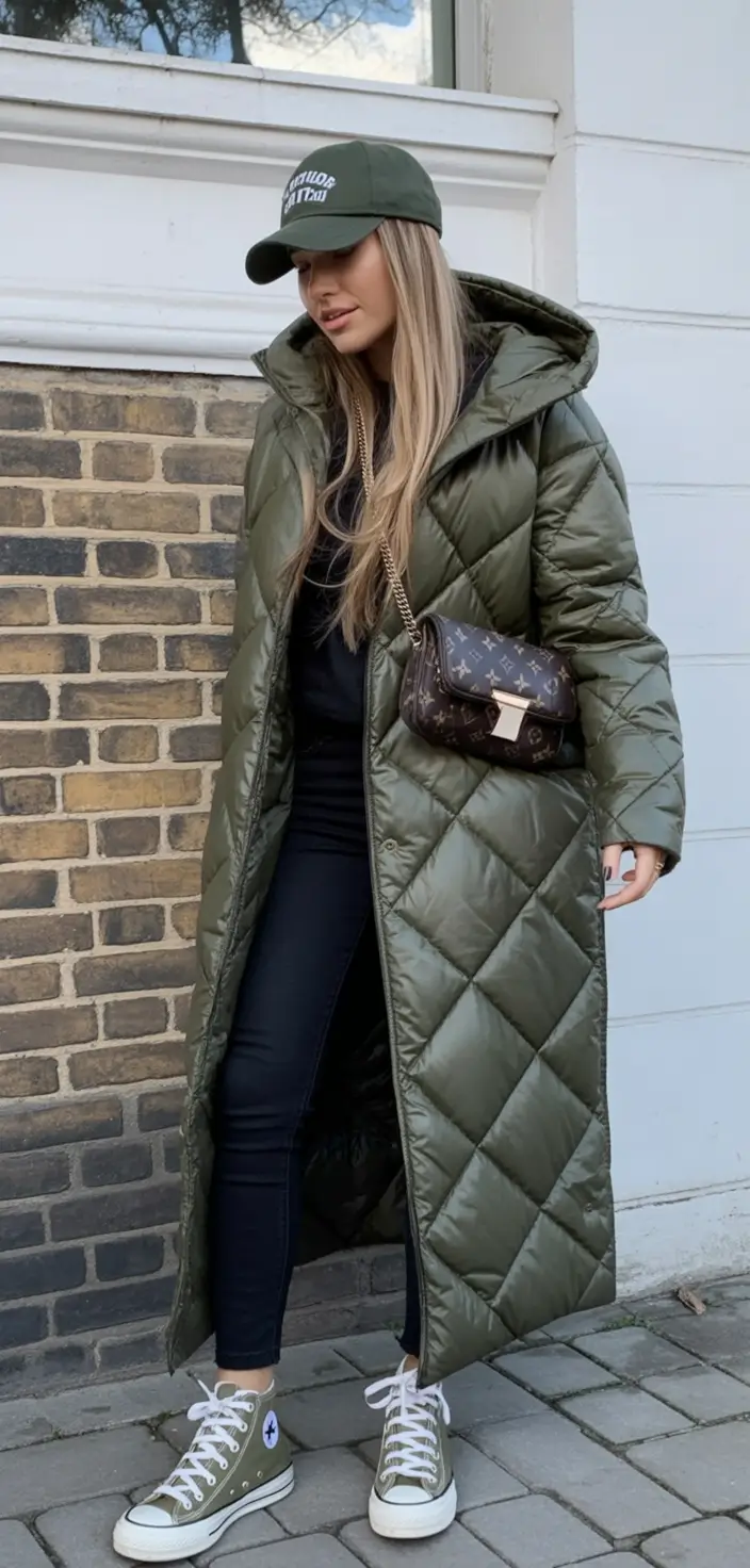 fall winter outfits Sporty Longline Energy