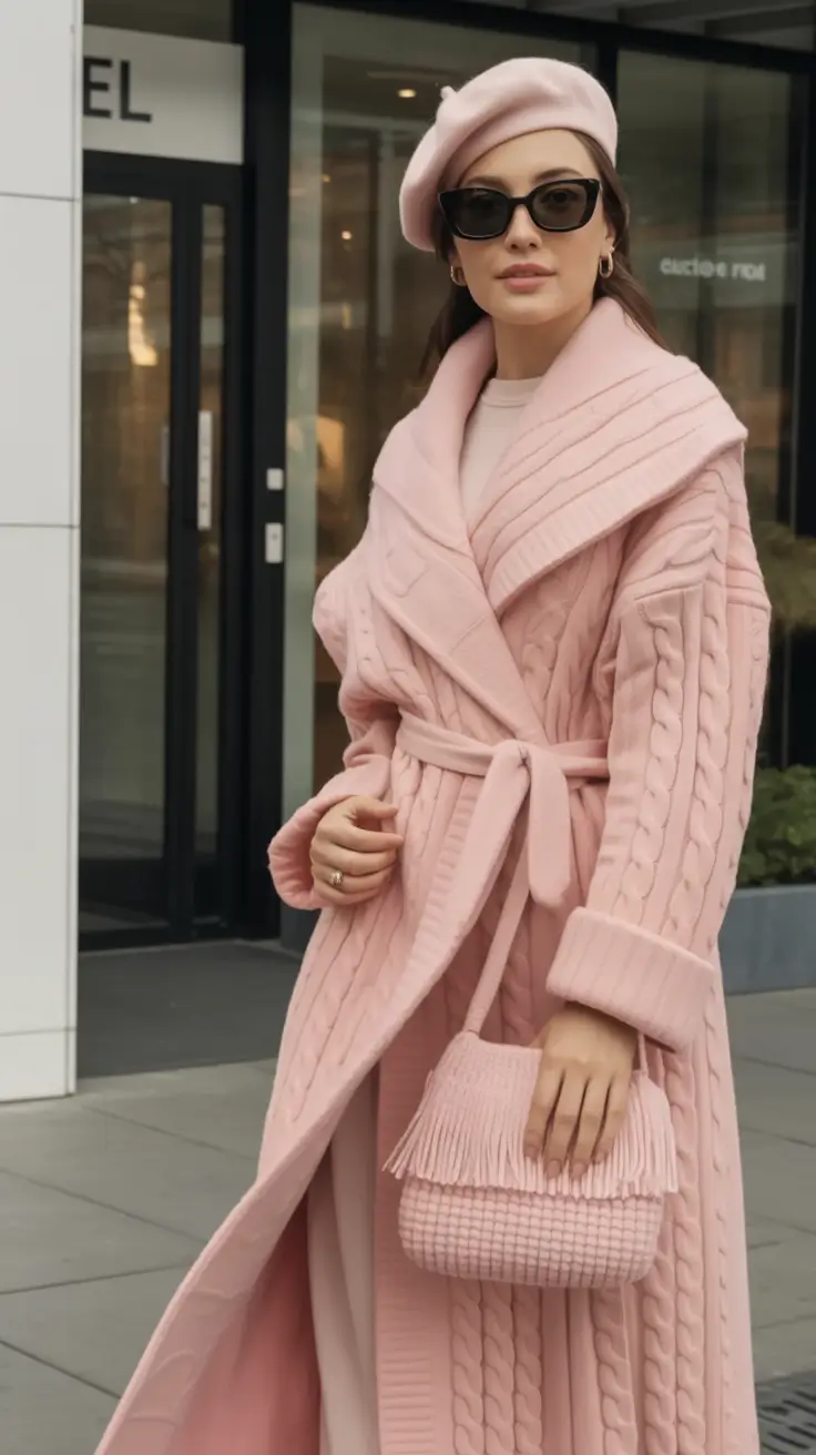 fall winter outfits Soft Parisian Elegance